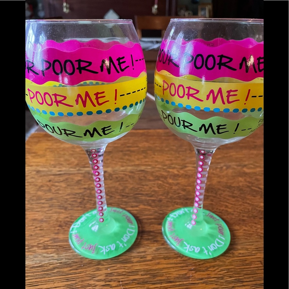 Pair of wine glasses